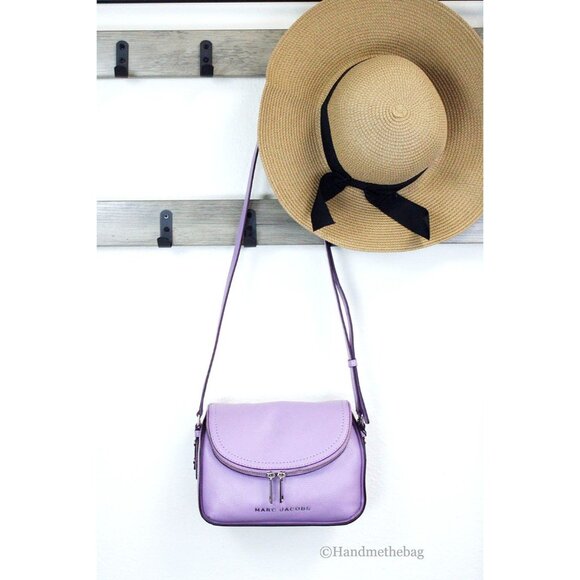 NEW Marc Jacobs The Groove Mini Regal Orchid Crossbody Messenger Bag Purse NWT